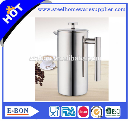 1 Liter Double Wall Stainless Steel French Coffee Press