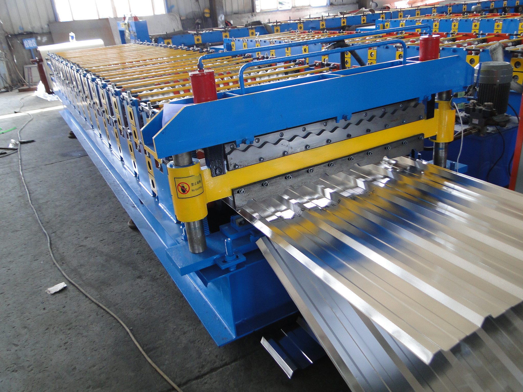 Feixiang roll forming equipments, double layer building machinery for zinc material