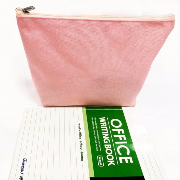 promotional small cosmetic bag, fabric zipper pouch for cosmetics