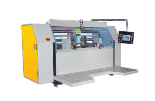 High speed semi automatic stitcher carton machine