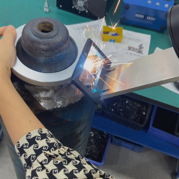 Handheld MOPA Fiber Laser Marking Machine for Gas Cylinder 100~300W