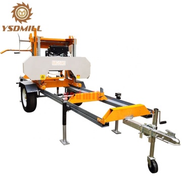 Portable Diesel Wood Cutting Bandsaw Sawmill with Hydraulic Horizontal Bandsaw Chainsaw