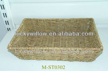 straw storage basket & paper rope basket & cheap basket