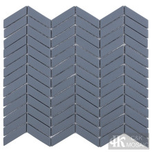 Dark Grey Glass Mosaic Bathroom Tile