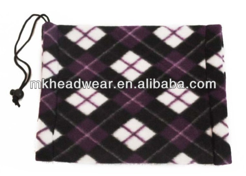 promotional fashion polar fleece scarf