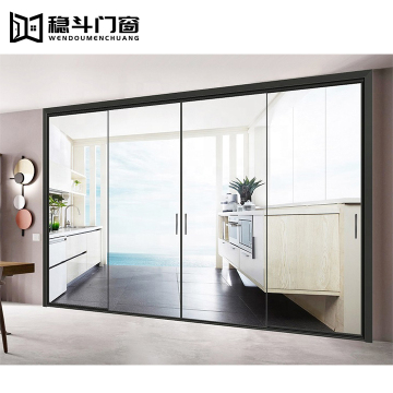 Exterior Conceal Stacking Aluminium Corner Stacker Doors