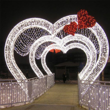 Waterproof LED Love Shape Christmas Landscape Decorative Lighting