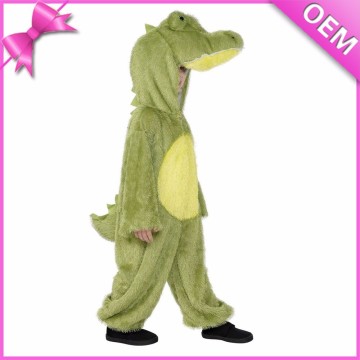 2015 hot selling animal costume plush green crocodile costume