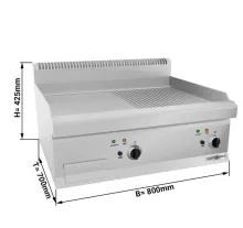 Manual Control Counter Top Gas Griddle