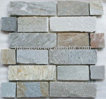 stone mosaic interior for wall decoration