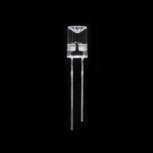 5mm 赤点滅 LED クリア凹レンズ