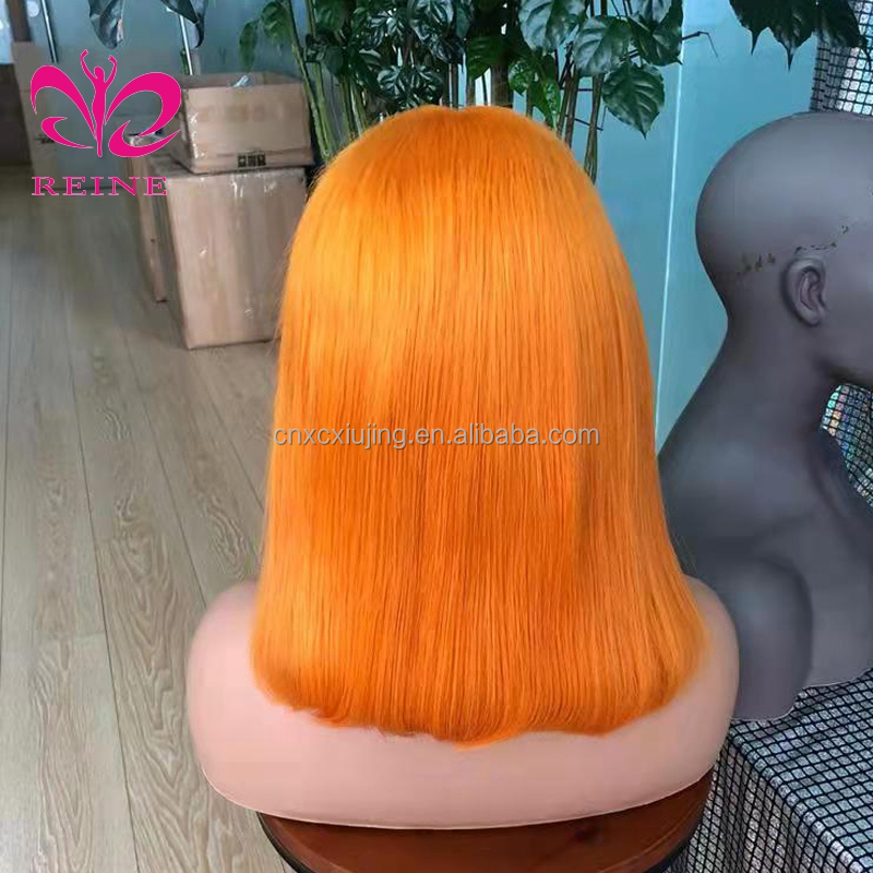 Human Hair Wigs For Women Ginger Orange Blonde 13x4 Lace Front Wig Brazilian Hair Swiss HD Lace Closure Wig