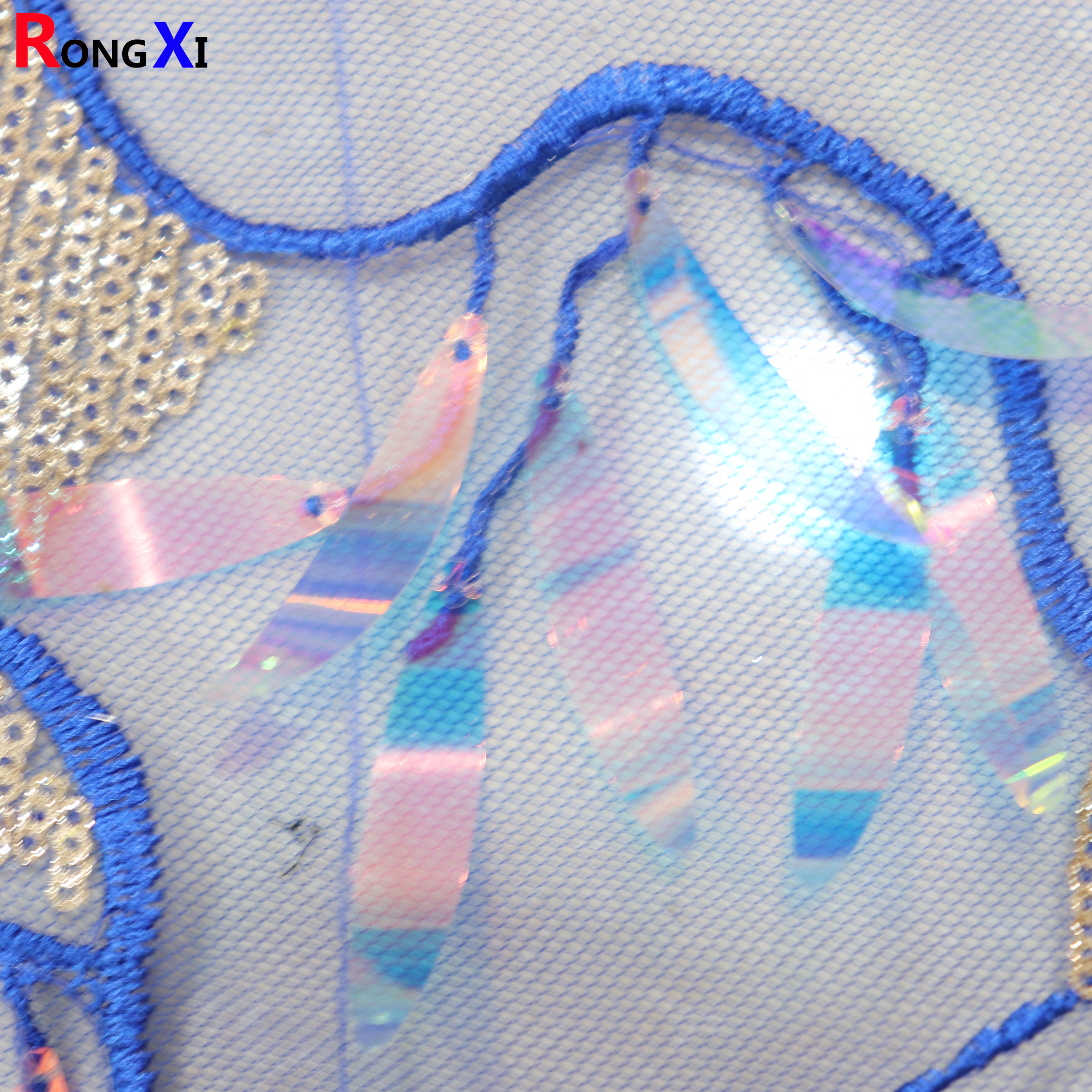 RXF1137 New Design Sequin Fabric bolt With Great Price