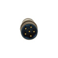 M23 power connector 6 pin female straight connectors