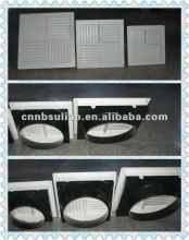 compact and adjustable square grilles and diffusers