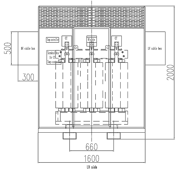 315kva dry type transformer