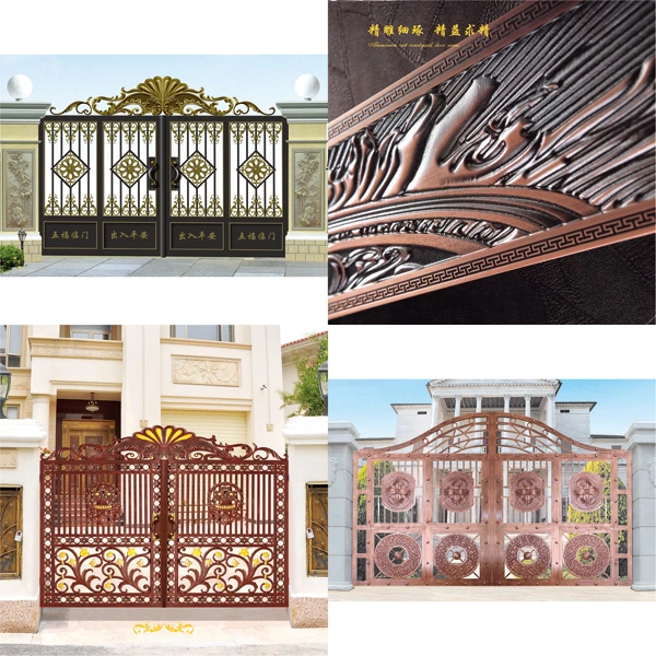 Laser Cut Villa Aluminum Entrance Door