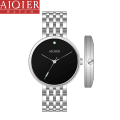 Montre classique de mode souper simple en acier inoxydable