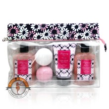 popular and best selling bath spa gift set in pvc bag