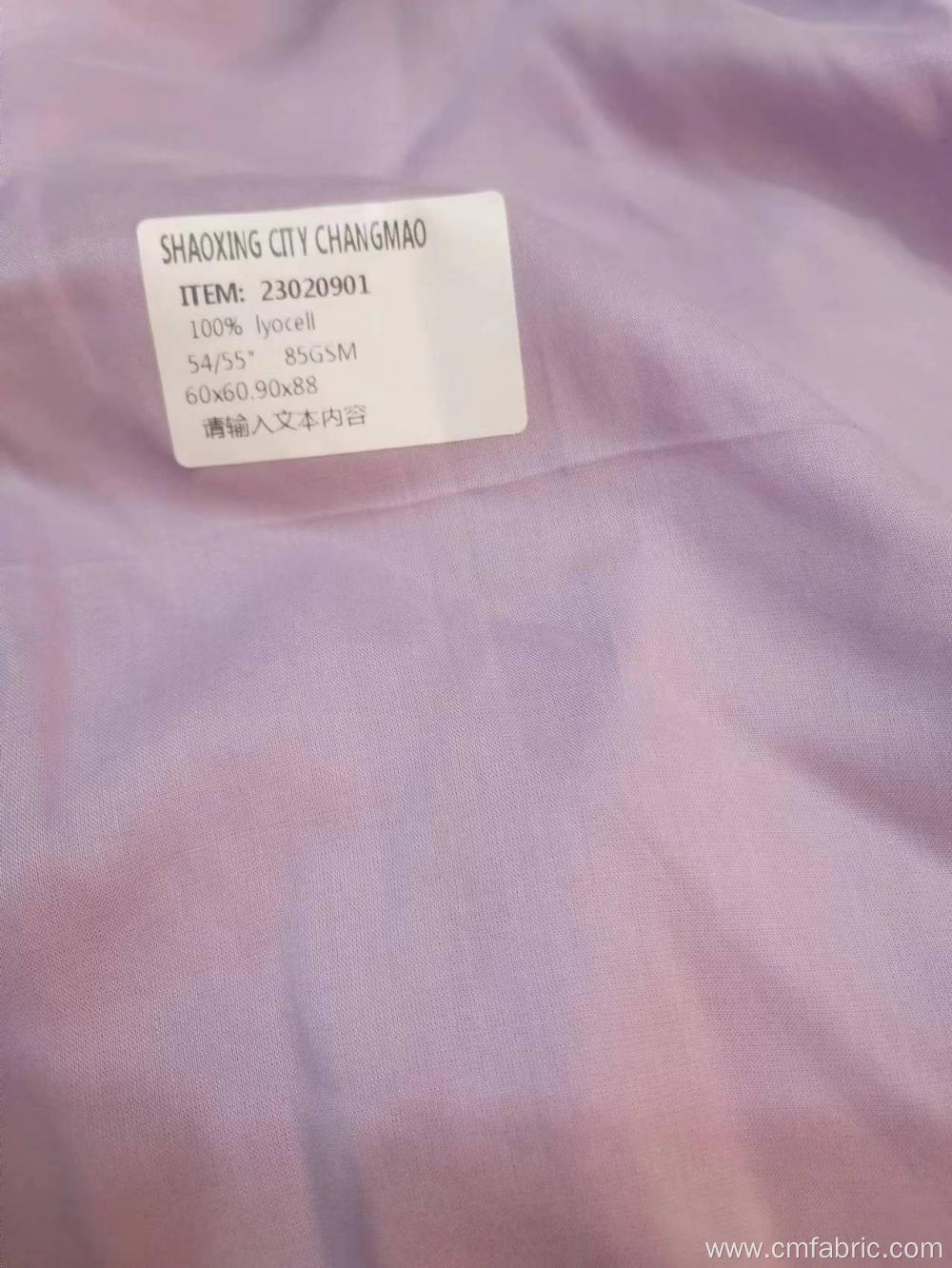 100% Tencel Voile plain dyed dress fabric