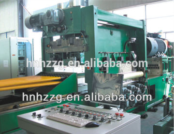 Supply aluminum strip withdrawal and straightening machine