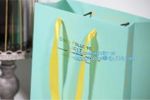 fancy wedding paper gift bag,gift packaging bag, Luxury Solid color Carrying Paper Bag Gift Custom Printed Shopping Bag
