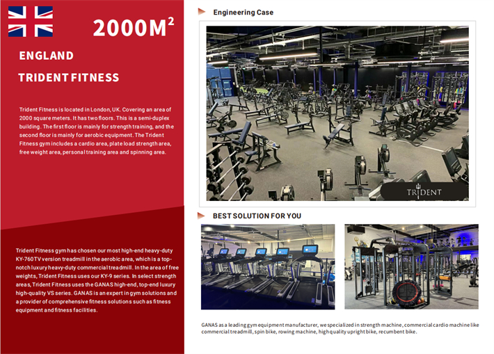 2000sqm commercial gym in England