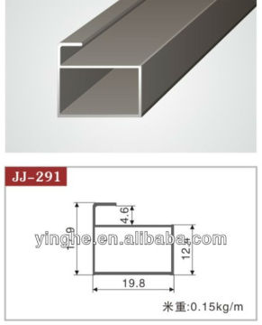 anodize black aluminium cupboard door in furniture