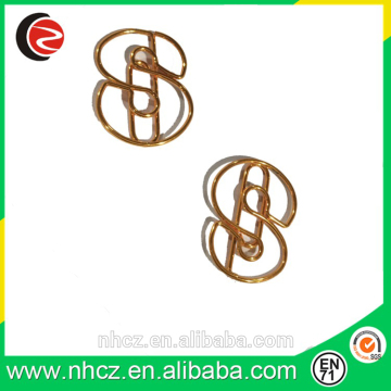 Golden Dollar Shaped Paper Clips