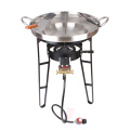 Heavy Duty Concave Comal With Burner Set