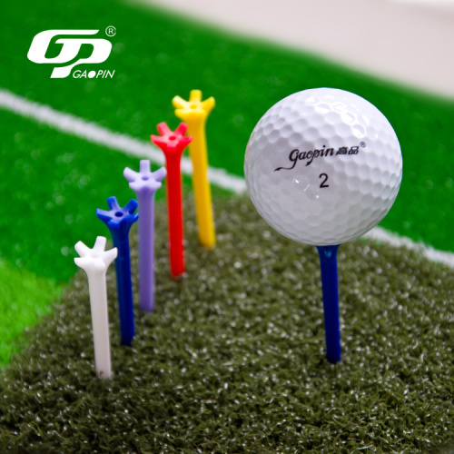 5-prong plast varanlegur multicolor golf teigur