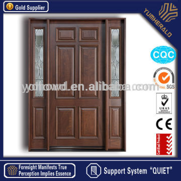 New style full view wood glass door