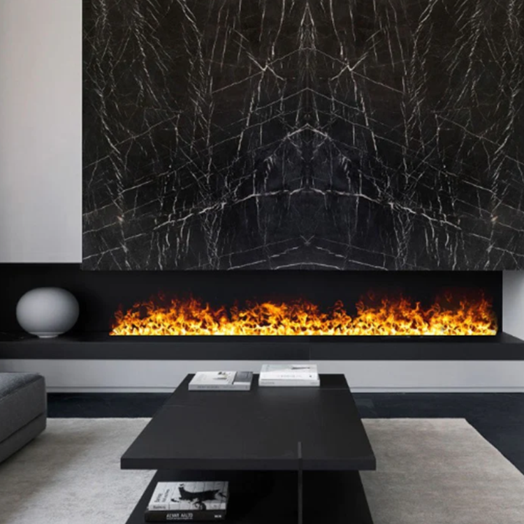 0.8m water vapor atomizing fireplace with remote control