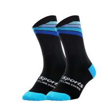 Moisture Removal Medium Tube Cycling Socks for Professional Competitions in Mountains
