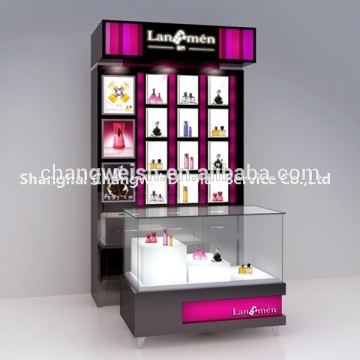 perfume display showcase