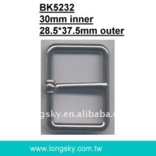 single prong silver belt buckle (#BK5232/30mm inner)