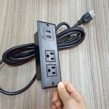 Wholesale Double Desktop Socket With USB