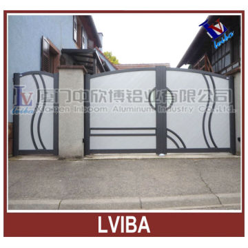 Aluminium modern automatic driveway gate