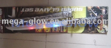 LED flashing warrior sword toy