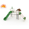 Climbing Play Equipment Outdoor dengan slaid untuk dijual