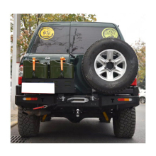 Rear Bumper with Tire Carrier and Oil Holder for Nissan Patrol Y61 1997-2004