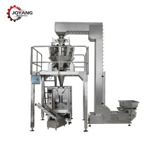 Automatic Weighing Stainless Steel Pillow Gusset Bag Packaging Machine for Snacks, Nuts, Puffs, Popcorn, and Tea