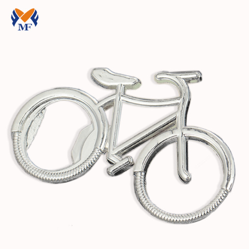 Metal Bike Keyring With Bottle Opener