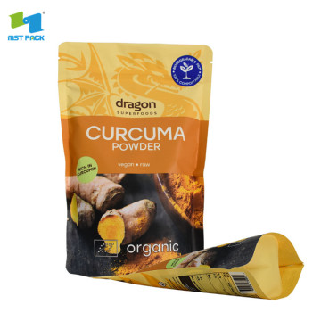 plastik standup biodegradable Crucuma powder food bag