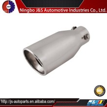 Slant cut resonated exhaust tip chrome exhaust tip
