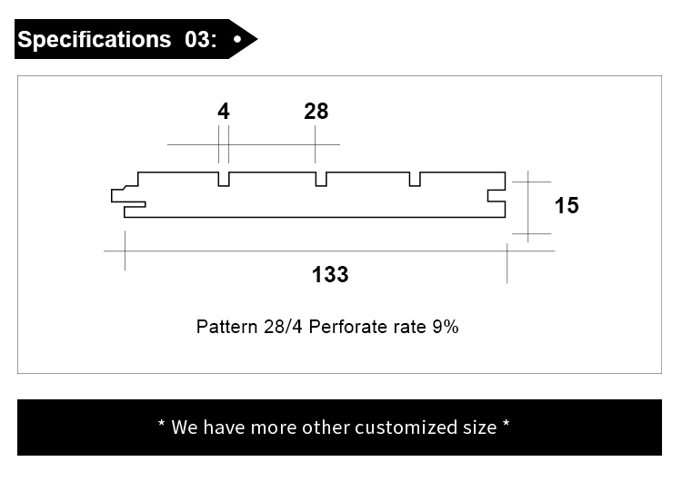 painel acústico de madeira ranhurada grooved wood acoustic panel