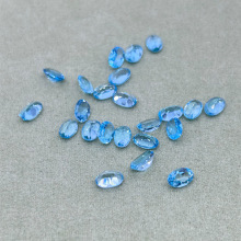 Natural Swiss Blue Topaz Egg Shape Loose Stone