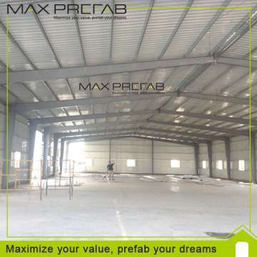 Cost of Cheap steel structure prefabricated warehouse construction