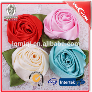 6cm bridal flow chest flower satin ribbon rose flower