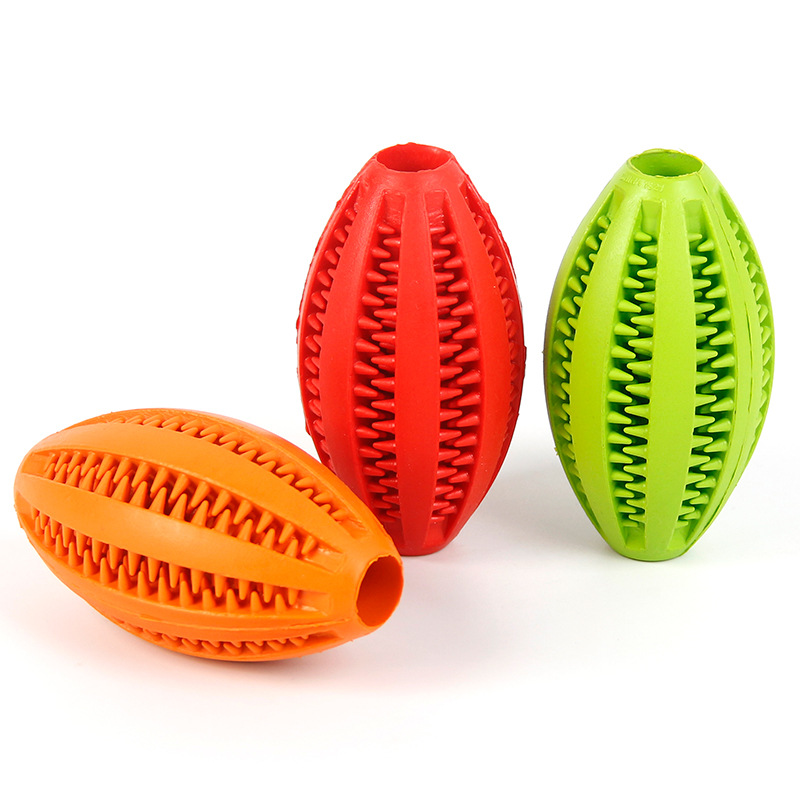 Natural Rubber Teeth Cleaning Interactive Ball Toy